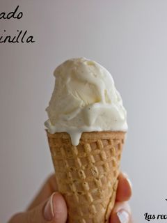 Una foto de Helado de vainilla