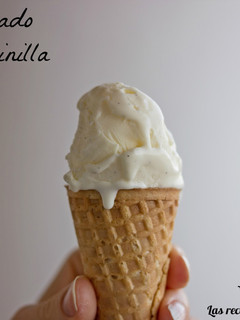 Una foto de Helado de vainilla