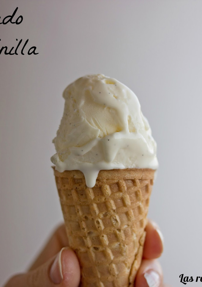 Una foto de Helado de vainilla