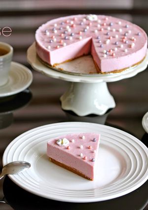 Una foto de Tarta de petit suisse 