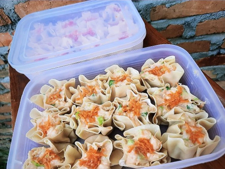 Cara Sederhana Menyiapkan Resep  Dimsum ayam udang yang Sempurna, Bisa Manjain Lidah