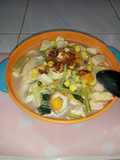 Soup baso ikan campur