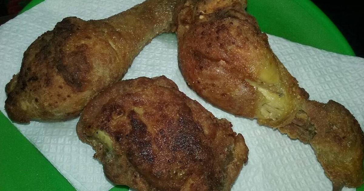 Pollo frito casero Receta de Karen- Cookpad