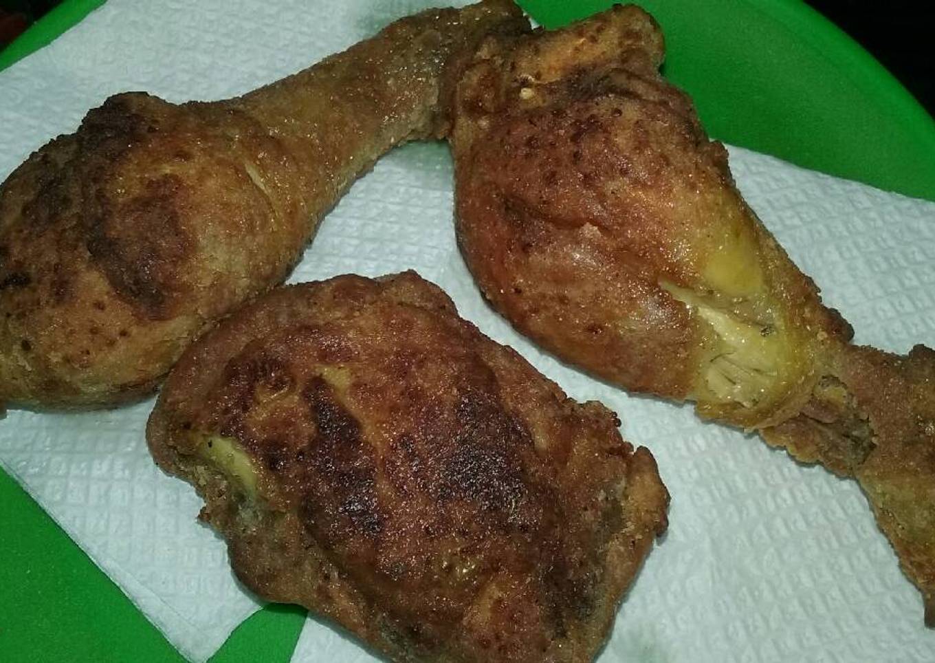 Pollo frito casero