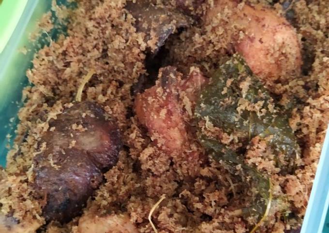 Resep Ayam Serundeng Sekali Masak Anti Gagal