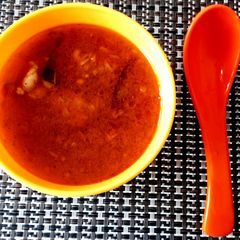 A picture of Mutton Yakhni Soup...