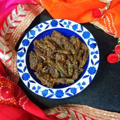 A picture of Rajasthani bhindi.