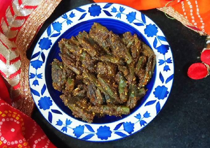 Rajasthani bhindi