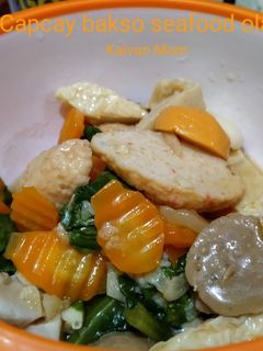 Foto resep 10. Capcay bakso seafood olahan