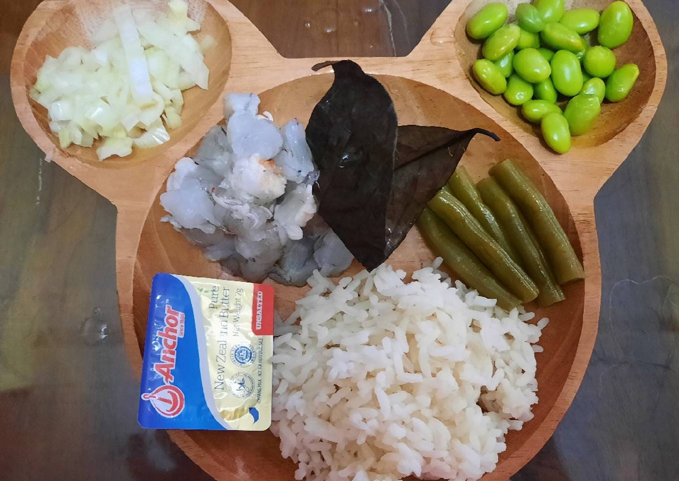 MPASI 6m - Bubur Udang Buncis