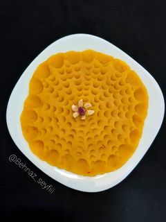 عکسی از دستور حلوا خامه ای