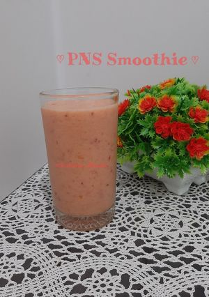 Foto resep Smoothie Pepaya Nanas Stroberi