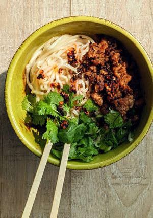 A picture of Dan Dan Mian (Dan Dan Noodles).