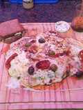 Pizza de carne picada