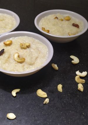 A picture of Vermicelli kheer / semiya payaasam.