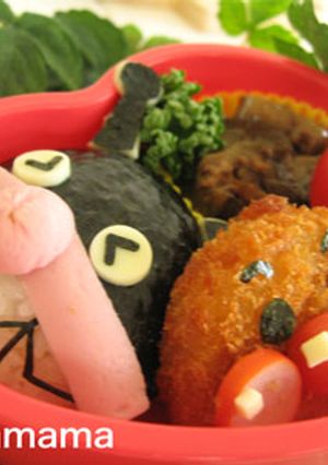 A picture of How to Make Baikinman Onigiri.