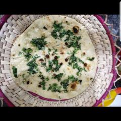 A picture of Hara dhania tawa naan.