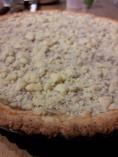 Una foto de Tarta Crumble de Manzana! Irrisistible!💖