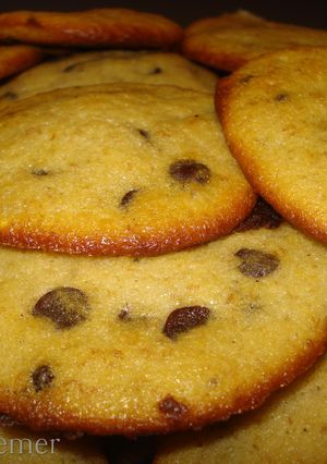 Una foto de Galletas de plátano y pepitas de chocolate