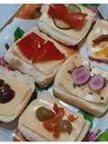 Sandwichitos de Vigilia o vegetarianos