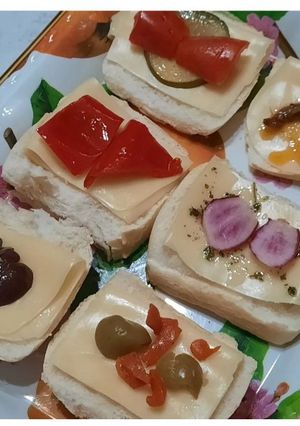 Una foto de Sandwichitos de Vigilia o vegetarianos