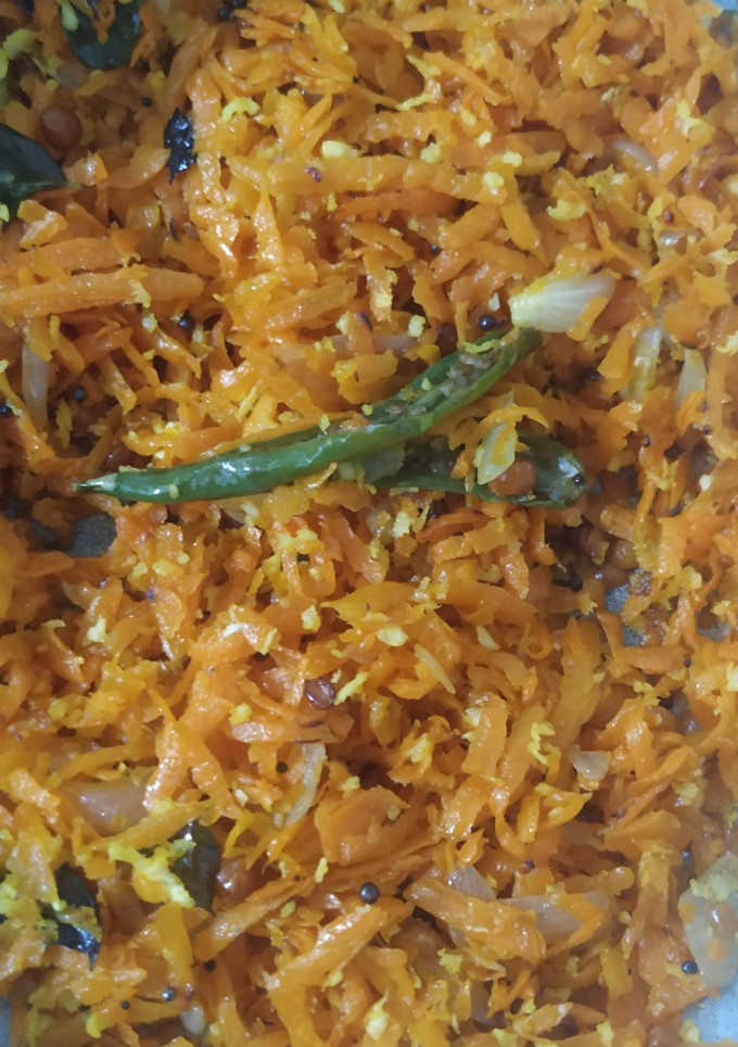 கேரட் பொரியல் செய்முறை முக்கிய புகைப்படம்