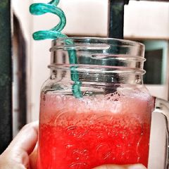 A picture of Watermelon drink.