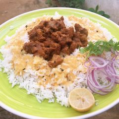 A picture of Mutton Lehsunni Masala Boti.