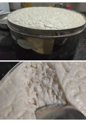 A picture of Batter for Idli Dosa.
