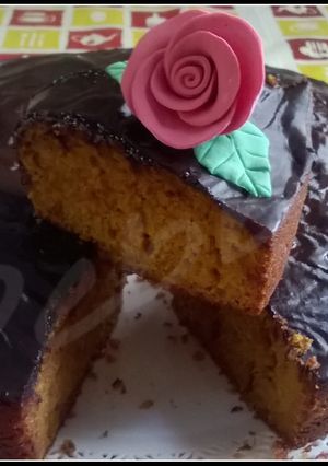 Una foto de Carrot wetcake (Torta humeda de zanahoria)