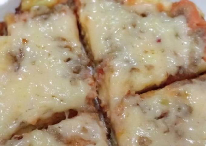 Resep: 🍕Mini Pizza Roti Tawar (Snack Mpasi) Yang Sederhana
