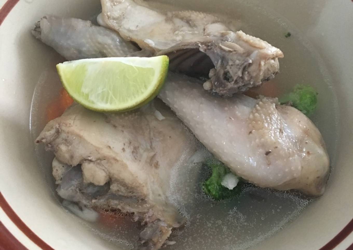 Sop ayam ala pak min klaten