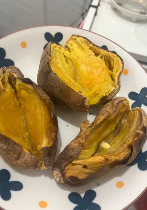 Foto resep Ubi Cilembu Panggang with Butter ala Gita