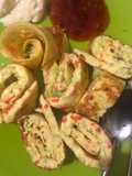 Cheesy Egg Rolled