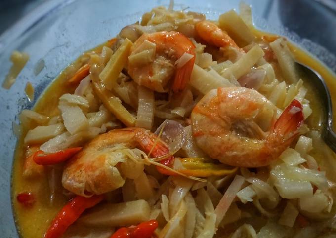 Bagaimana Menyiapkan Rebung Udang Santan Simple yang Bisa Manjain Lidah