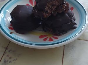 Una foto de Alfajor de avena de cacao