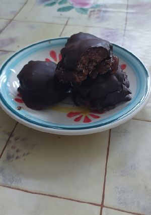 Una foto de Alfajor de avena de cacao