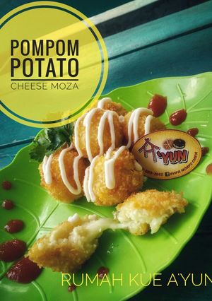 Foto resep Pompom Potato cheese moza