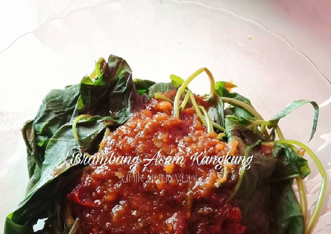 Brambang asem Kangkung