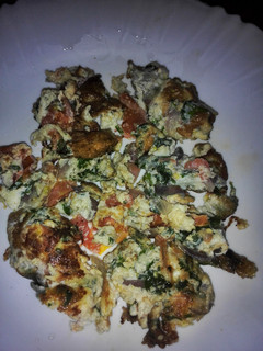 A picture of Spanish omelet.