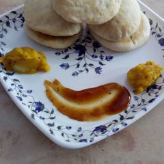 A picture of Baked Moong dal kachori.