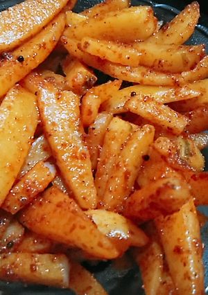 A picture of Crispy potatoes.