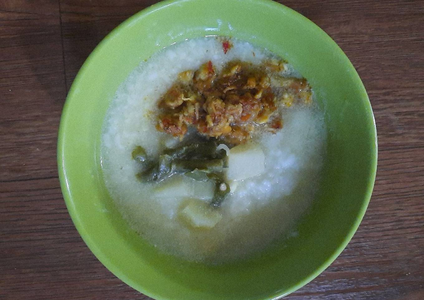 Bubur Lodeh Sambal Tempe teri