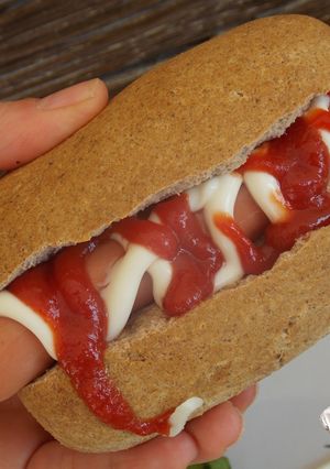 Extra diétás hot-dog kifli recept fotója