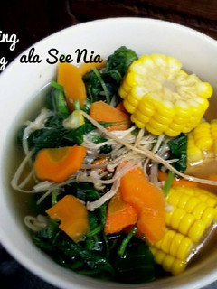 Foto resep Sayur Bening Bayam Jagung