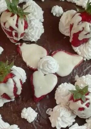 Tejszínes Eper Torta recept fotója