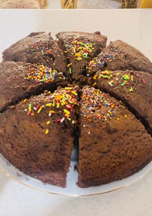 عکسی از دستور کیک شکلاتی