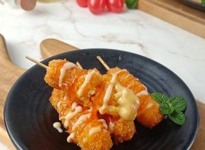 Foto resep Mini corndog sosis keju simple