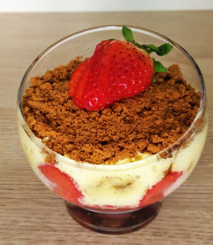 Une photo de Tiramisu fraises & spéculoos