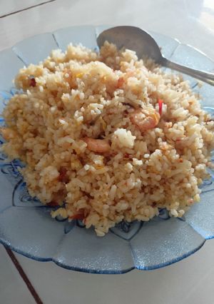 Foto resep Nasi goreng udang